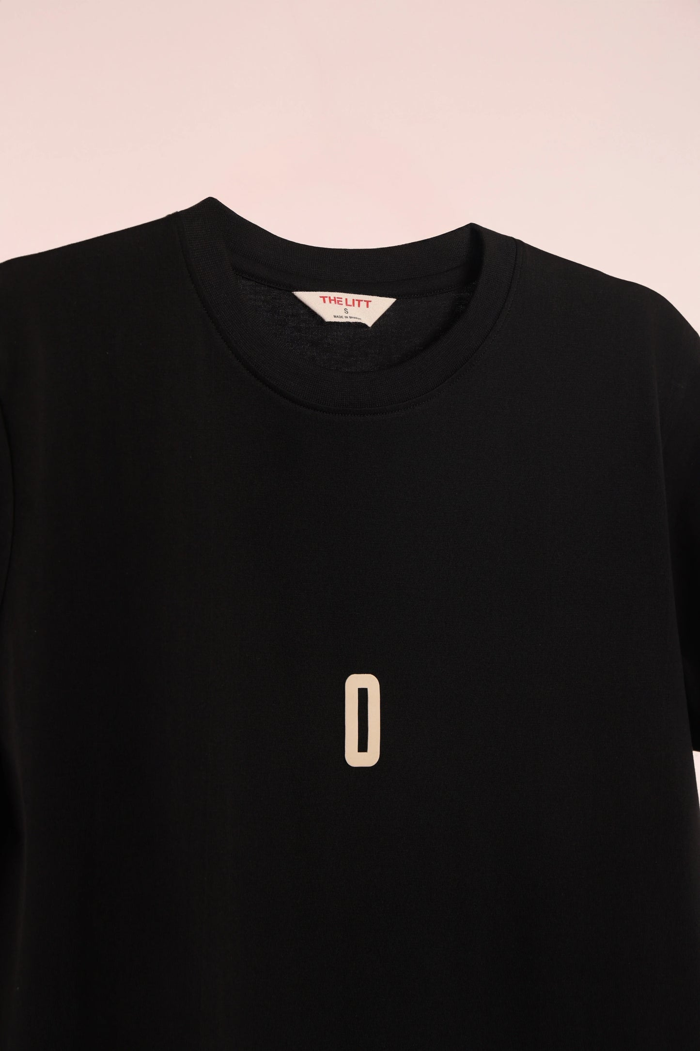 Relaxed Fit 0 Black T‑Shirt for Men