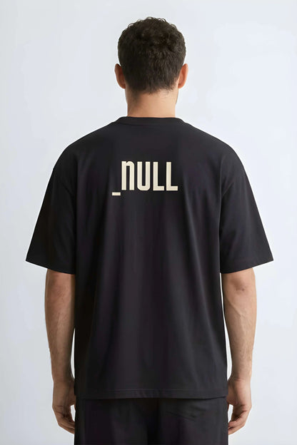 Relaxed Fit Null Black T-Shirt for Men
