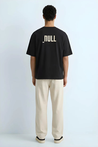Relaxed Fit Null Black T-Shirt for Men