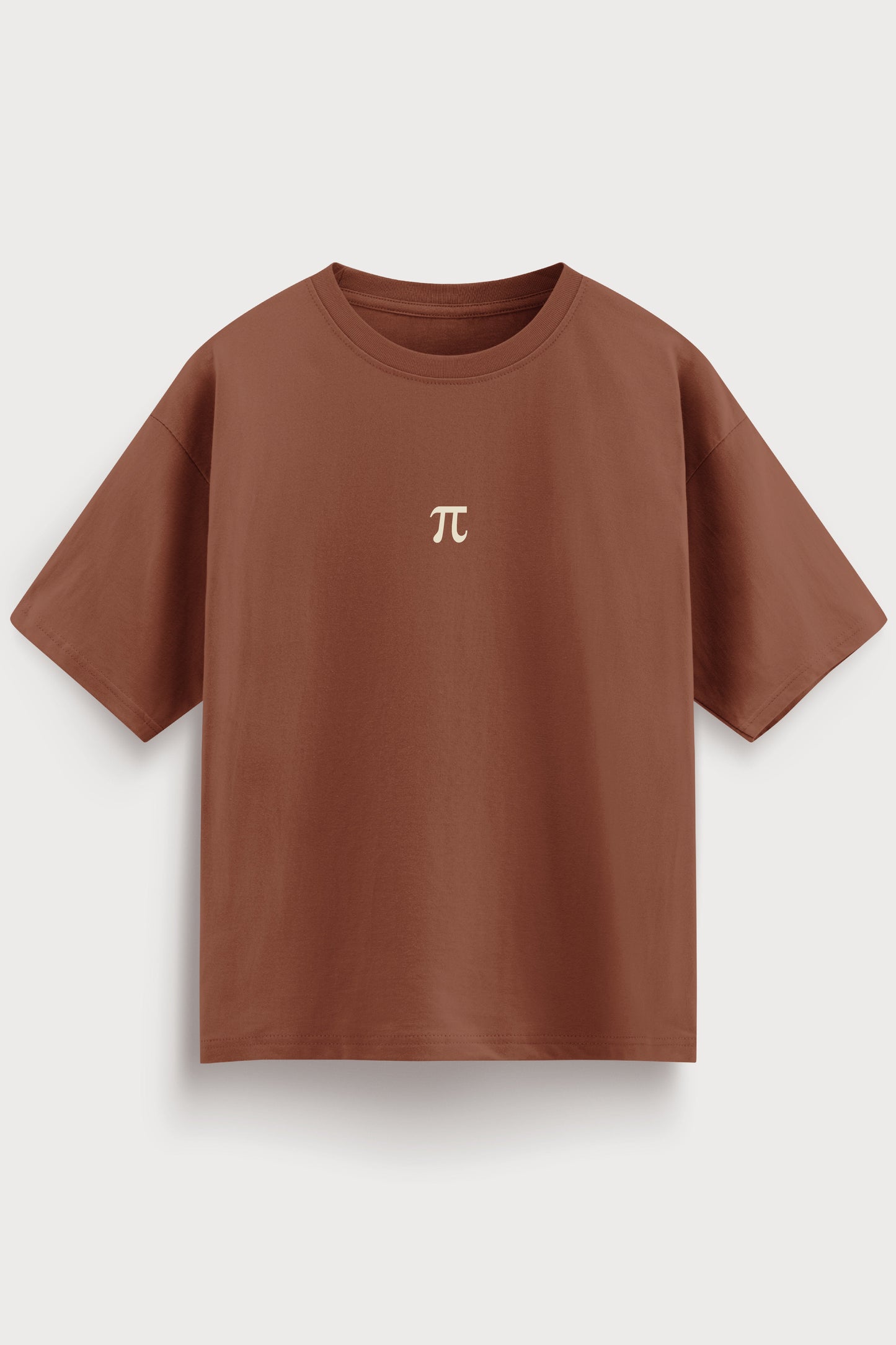Relaxed Fit Pie Brown T‑Shirt for Men