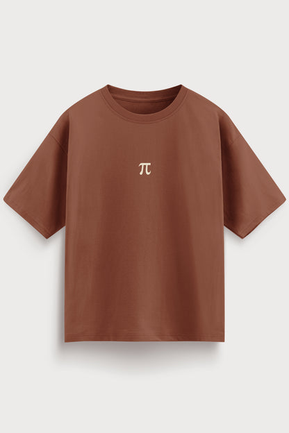 Relaxed Fit Pie Brown T‑Shirt for Men