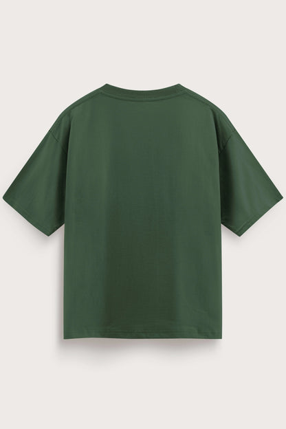 Relaxed Fit 0 Green T‑Shirt for Men