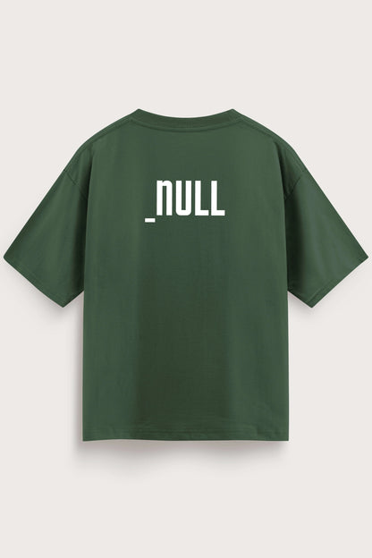 Relaxed Fit Null Green T-Shirt for Men
