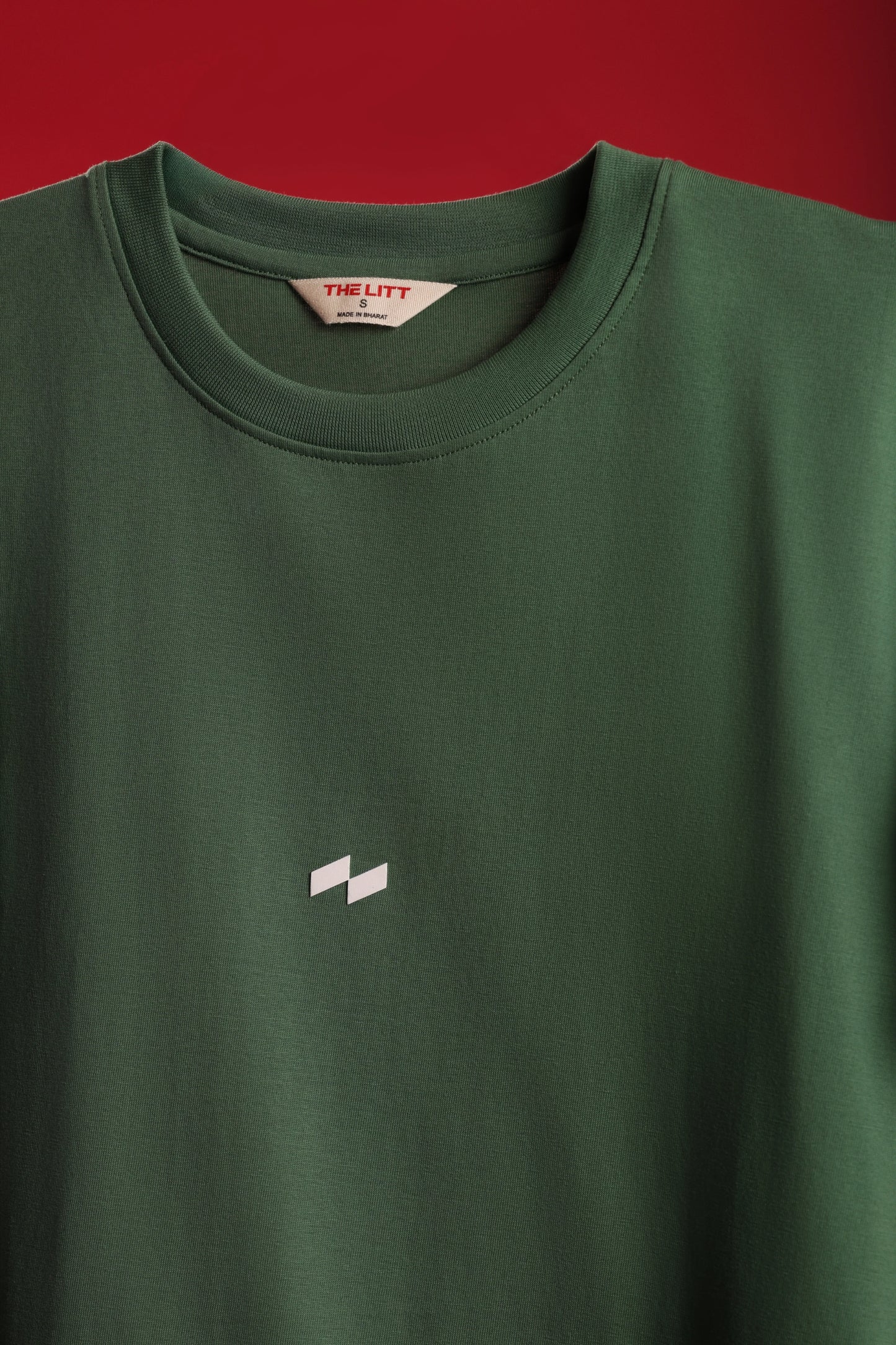 Relaxed Fit Null Green T-Shirt for Men