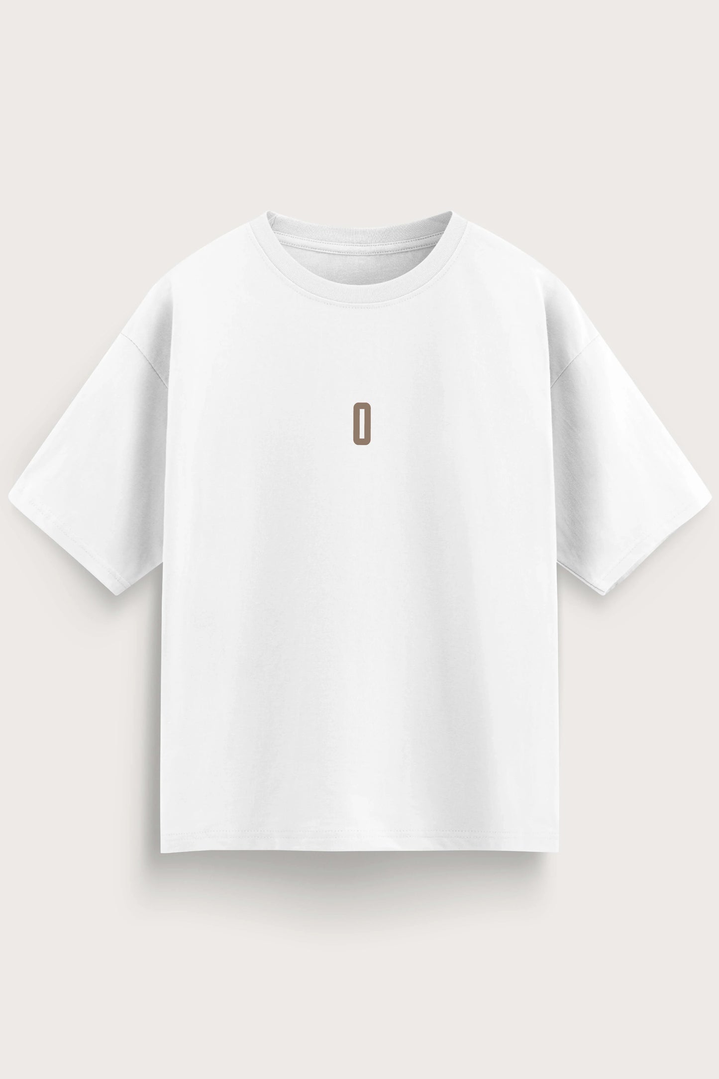 Relaxed Fit 0 White T‑Shirt for Men