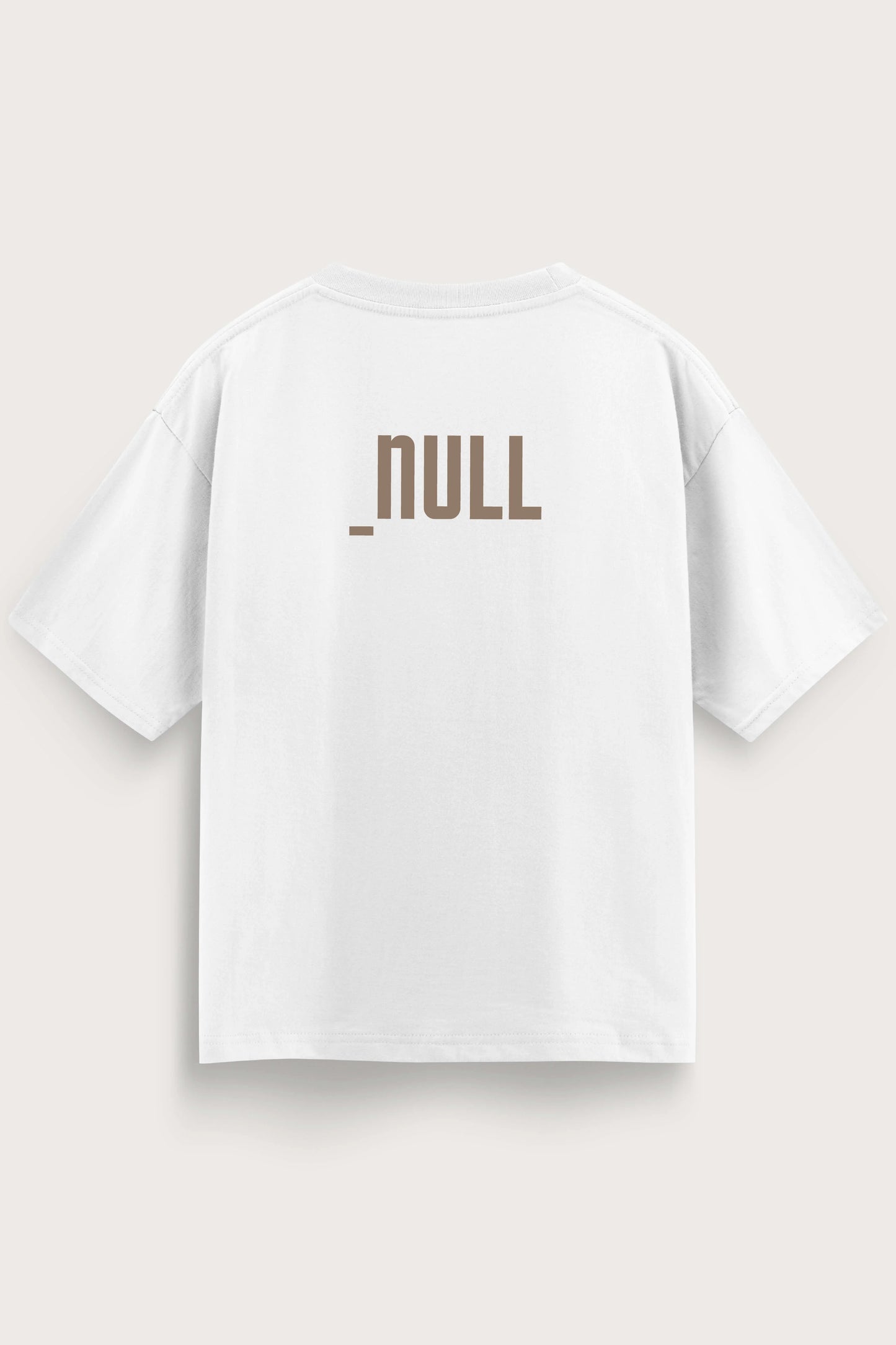 Relaxed Fit Null White T-Shirt for Men