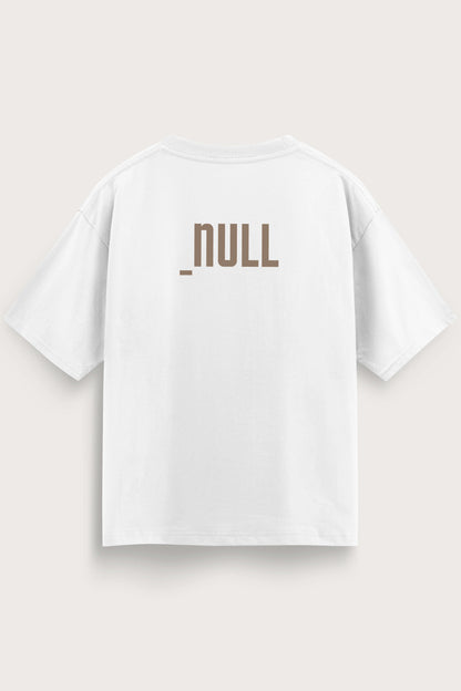 Relaxed Fit Null White T-Shirt for Men