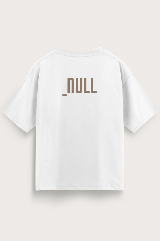 Relaxed Fit Null White T-Shirt for Men