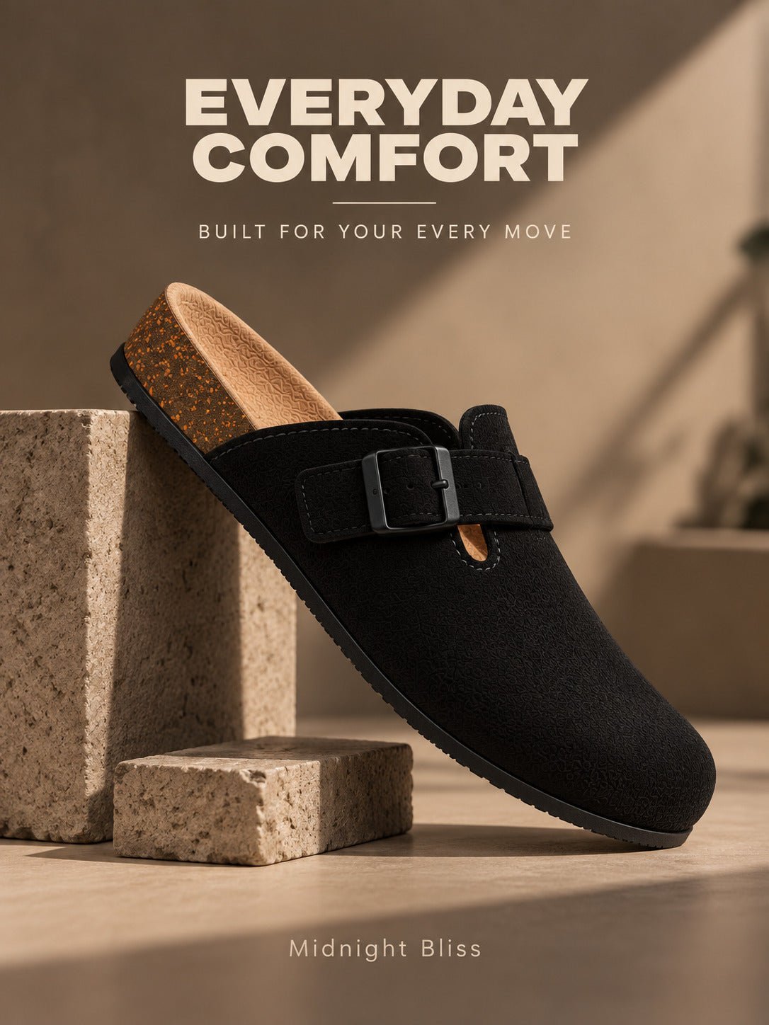 MIDNIGHT BLISS - Daily Aesthetic Suede Clogs - Volton - 