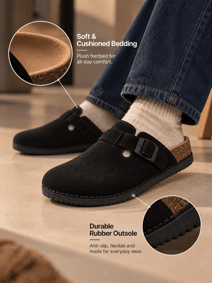 MIDNIGHT BLISS - Daily Aesthetic Suede Clogs - Volton - 