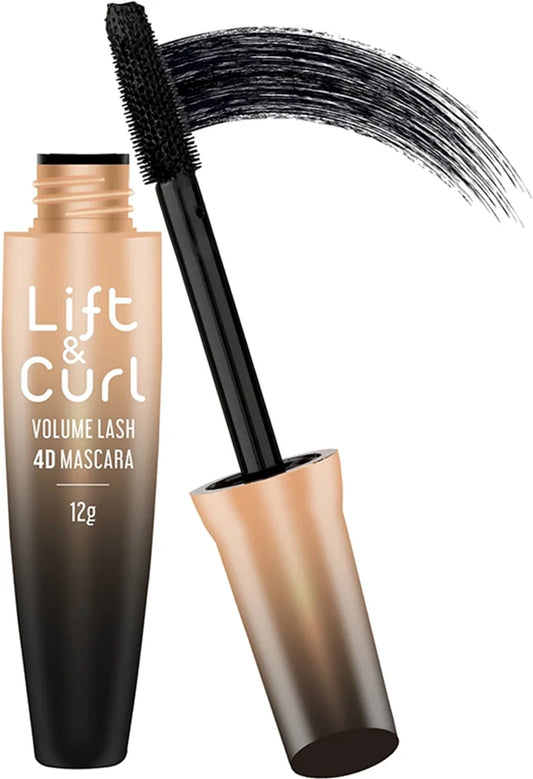 Swiss Beauty Lift & Curl Volume Lash 4D Waterproof Mascara - Black