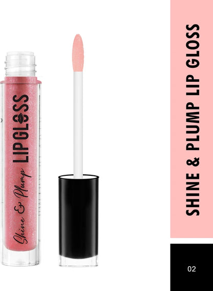 Swiss Beauty Shine & Plump Lipgloss - Peach