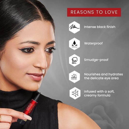 Lotus Makeup Black Natural Kajal 4 g