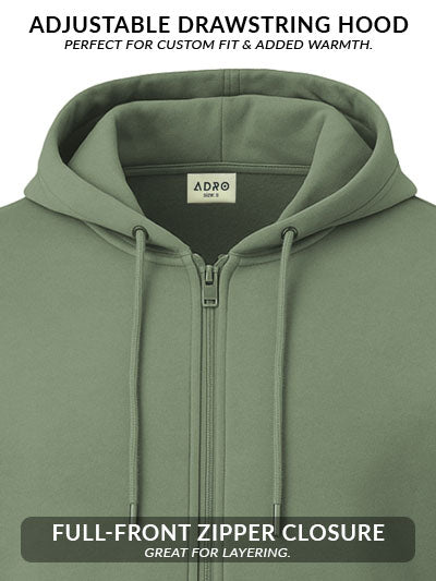 Men’s Regular Fit Zip-Up Hoodie