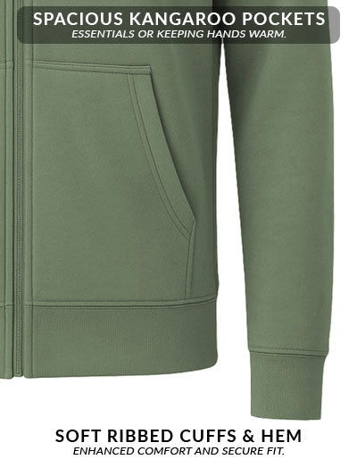 Men’s Regular Fit Zip-Up Hoodie