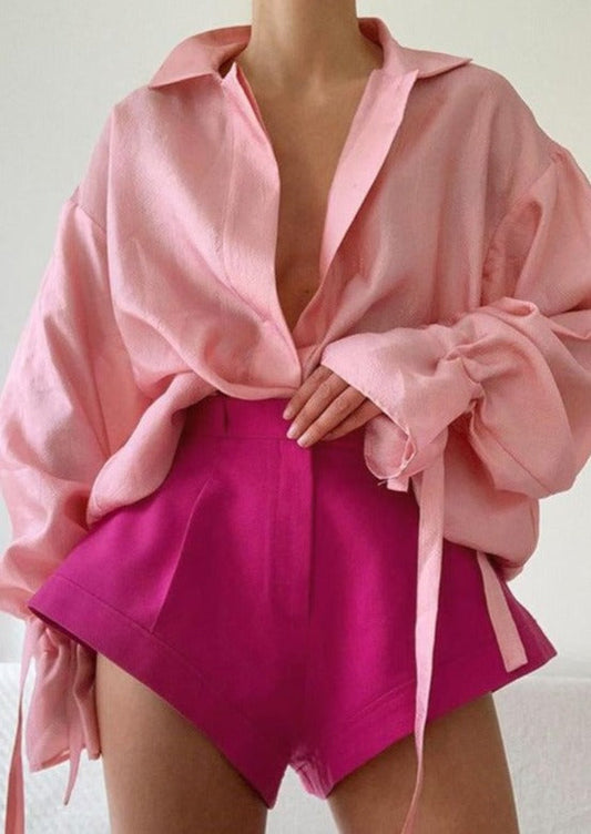 Wide Leg Cute Shorts De Novoo