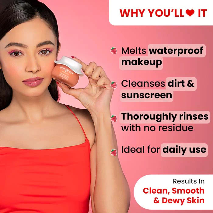 Dot & Key Skincare Strawberry Dew Melt-In-A-Flash Cleansing Balm 70 MILLI_LITRE
