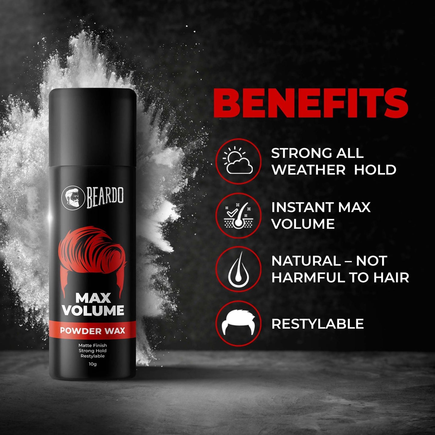 Beardo Max Volume Powder Wax 10 g