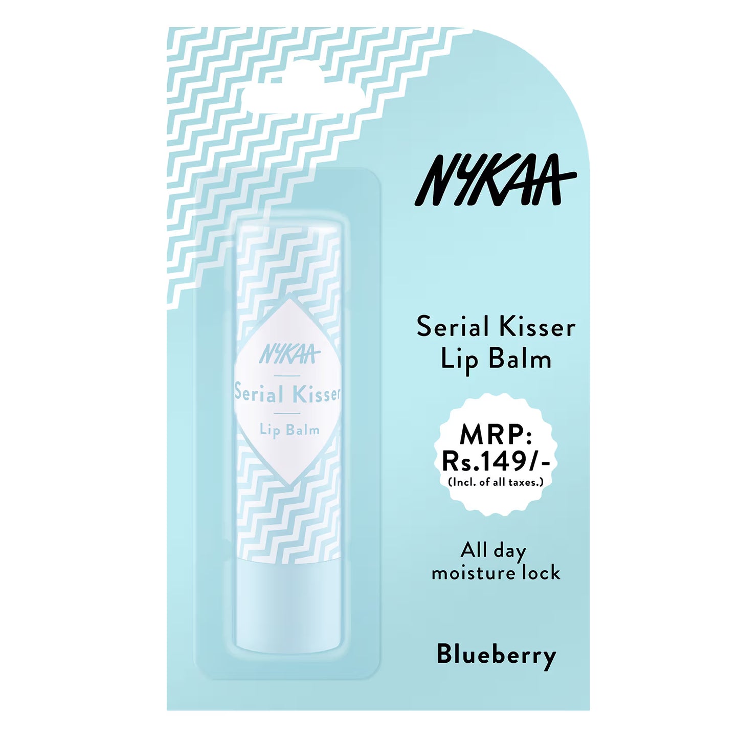 Nykaa Serial Kisser Lip Balm - Blueberry 4.5 GRAM