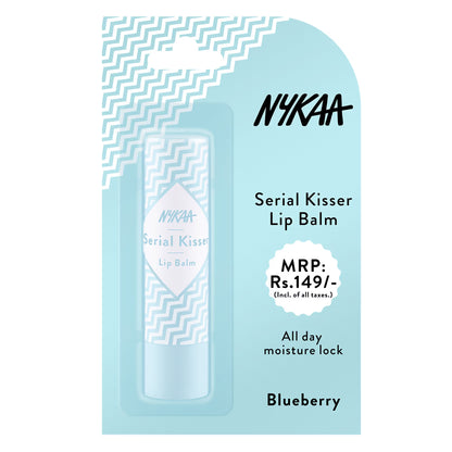 Nykaa Serial Kisser Lip Balm - Blueberry 4.5 GRAM