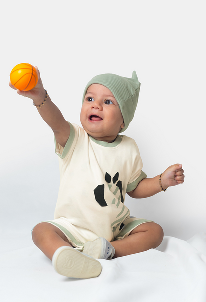 Safari Zebra Romper Born Plus