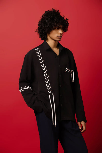 Seoul Strings Black Shirt