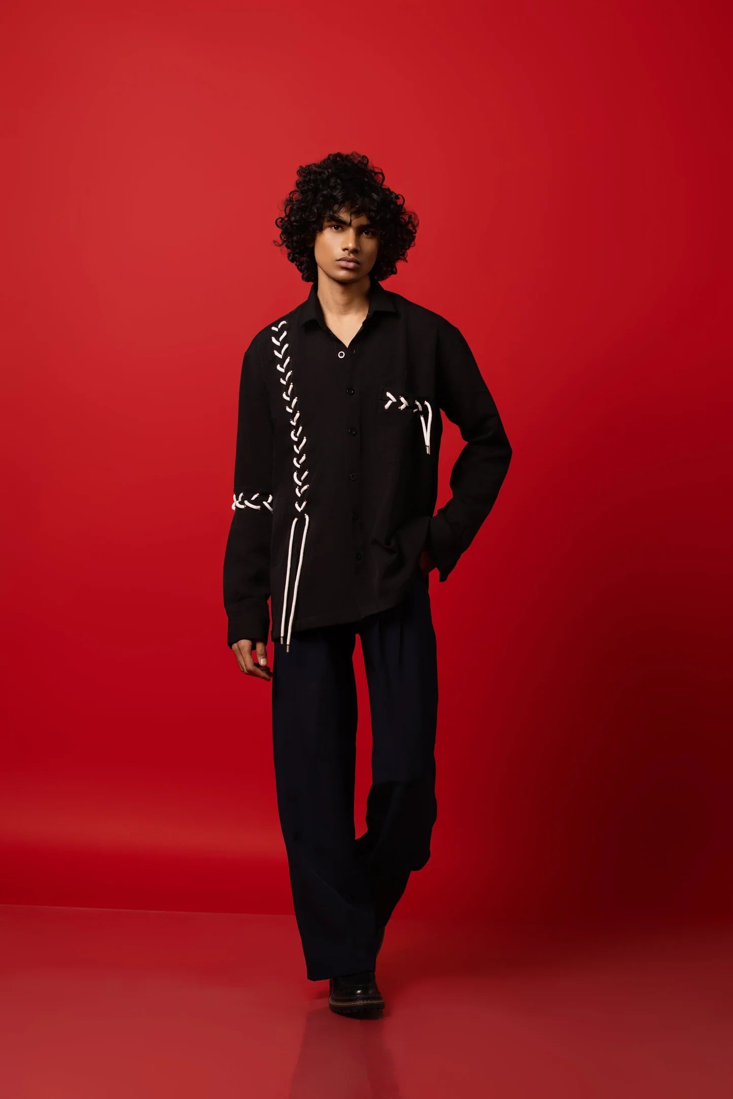 Seoul Strings Black Shirt