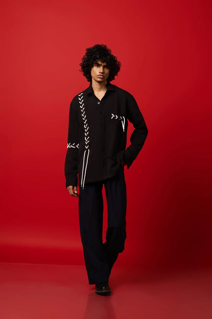 Seoul Strings Black Shirt