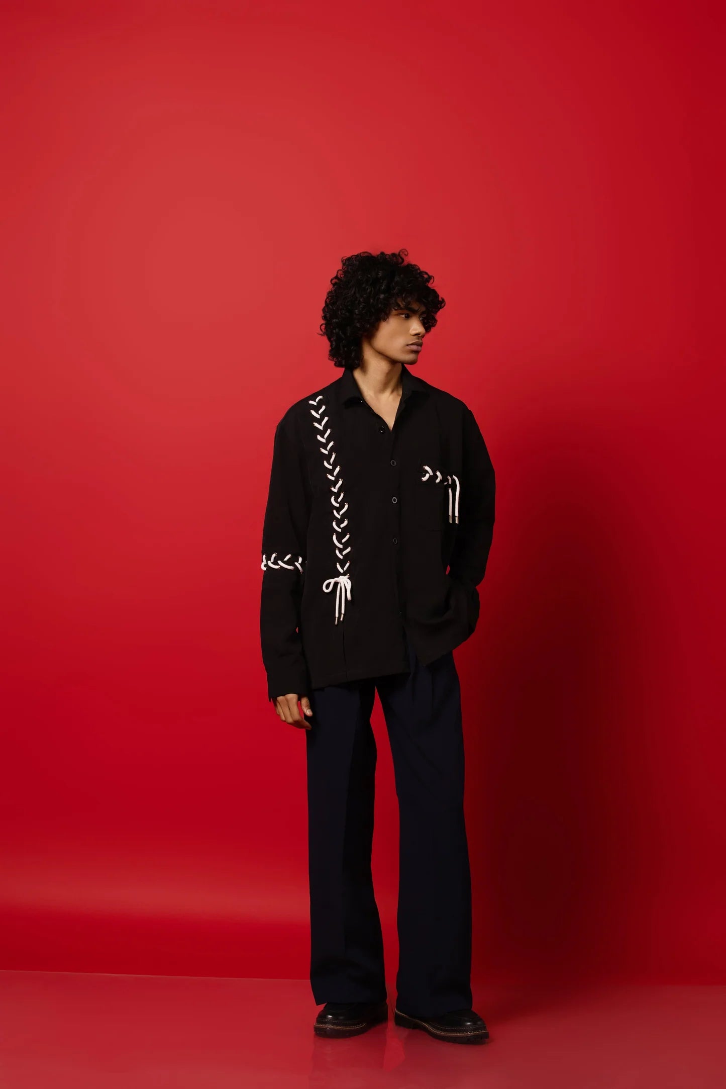 Seoul Strings Black Shirt