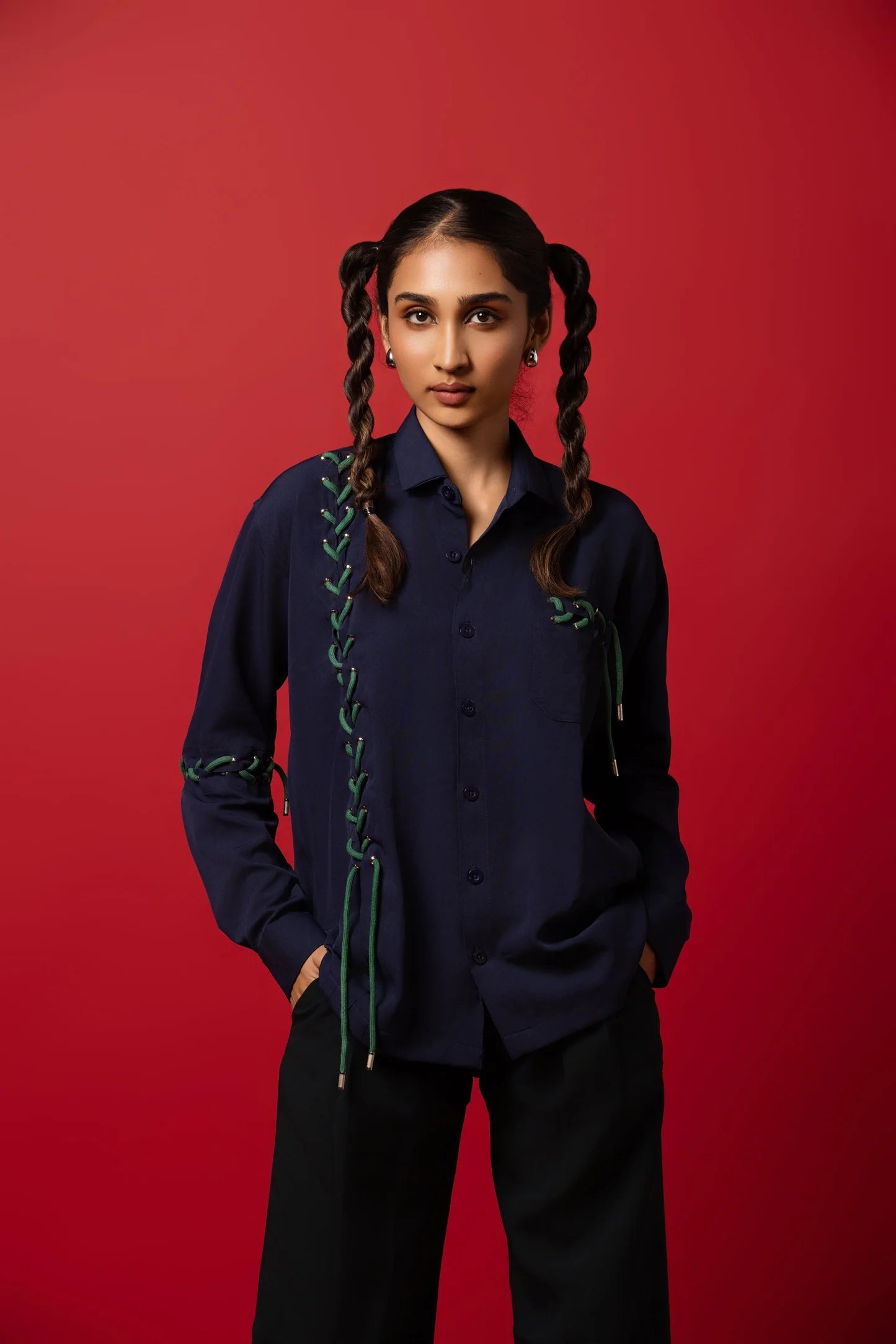 Seoul Strings Blue Shirt