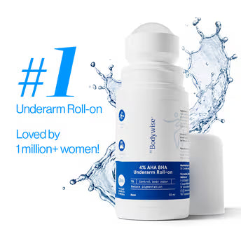 Be Bodywise Flora Fragrance 4% Aha Bha Underarm Roll On AQUA