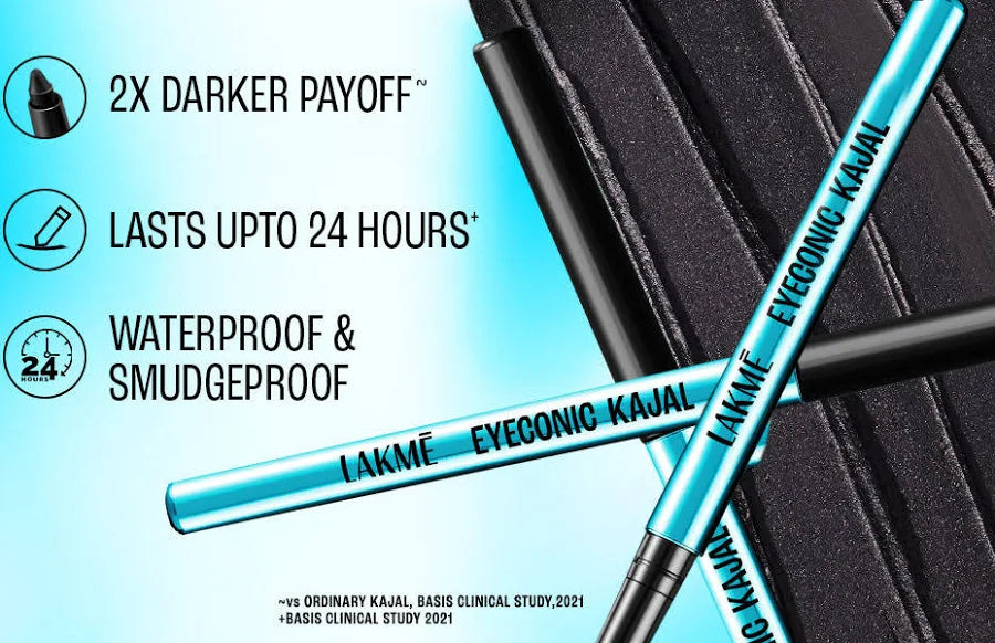 LAKME EYECONIC KAJAL DEEP BLACK