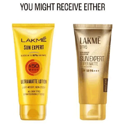 Lakme 9To5 Sun Expert Super Matte SPF 50 PA+++ Sunscreem Lotion