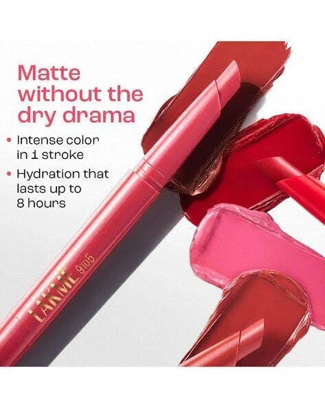 LAKME 9 TO 5 FOREVER MATTE LIP CRAYON - RED MARSALA