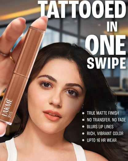 LAKME 9 TO 5 FOREVER MATTE LIP CRAYON -VISION PINK