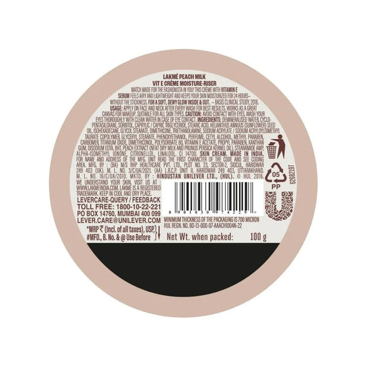 LAKME PEACH MILK CREME MOISTURISER 50 MILLI_LITRE
