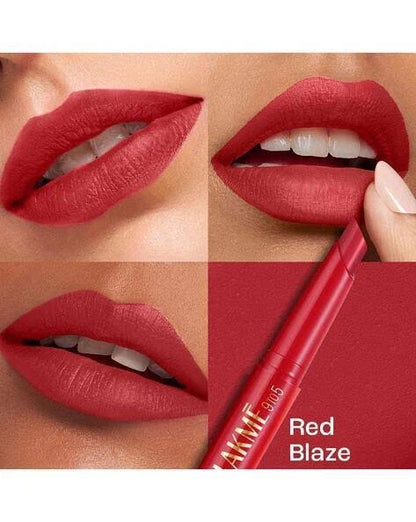 LAKME 9 TO 5 FOREVER MATTE LIP CRAYON - RED MARSALA