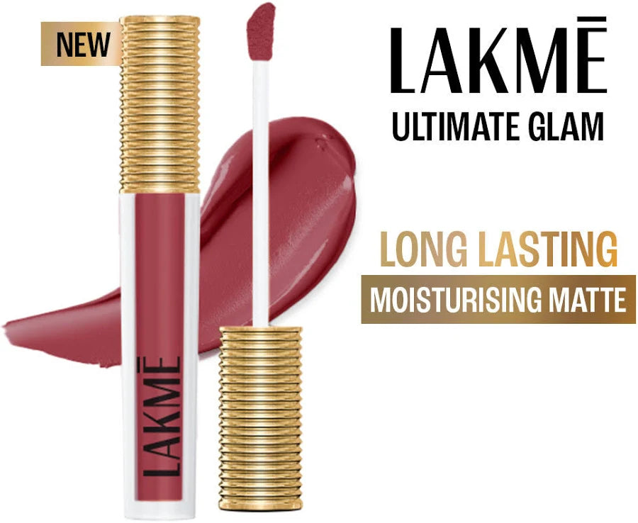 Lakme Ultimate Glam Matte Liquid Lipstick - Muave Ecstasy