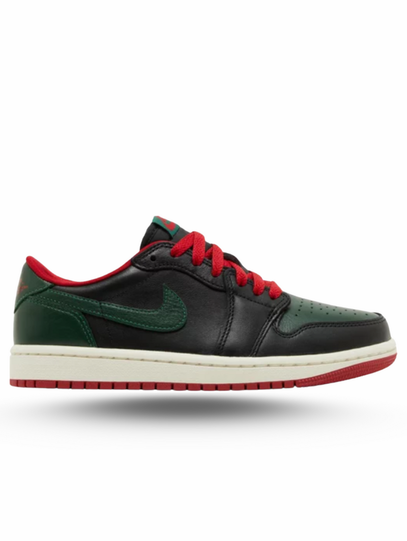 Wmns Jordan 1 Retro Low OG 'Black/Gorge Green'