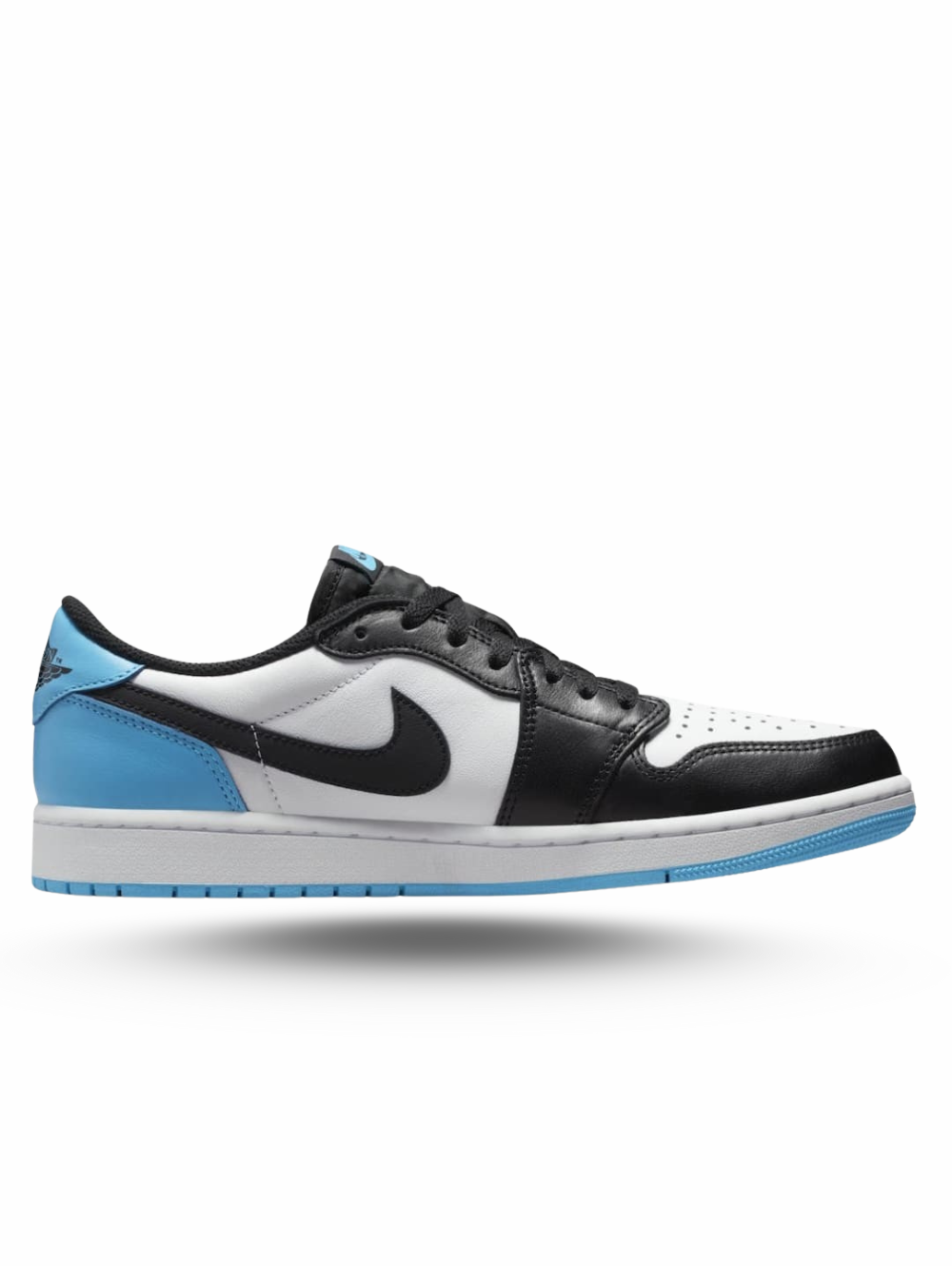 Jordan 1 Low Women "Black Dark Powder Blue"