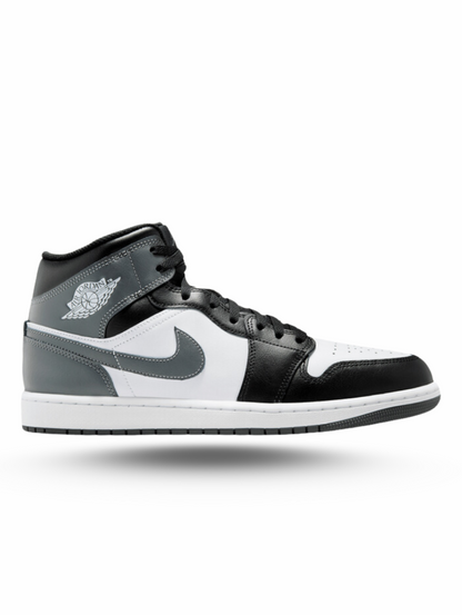 Jordan 1 Mid Black white iron grey