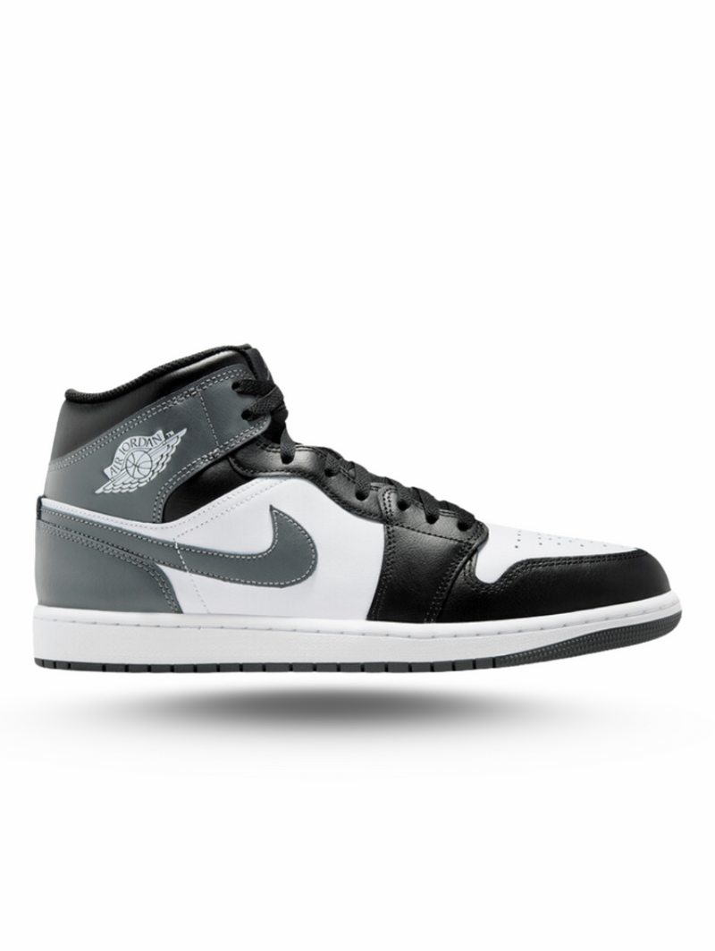 Jordan 1 Mid Black white iron grey
