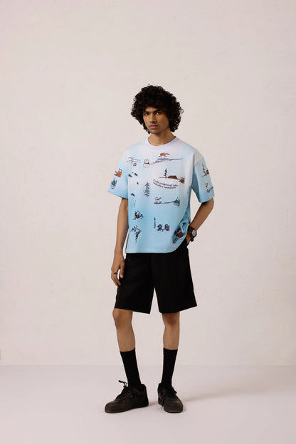 Snowy Dreams Oversized T-shirt