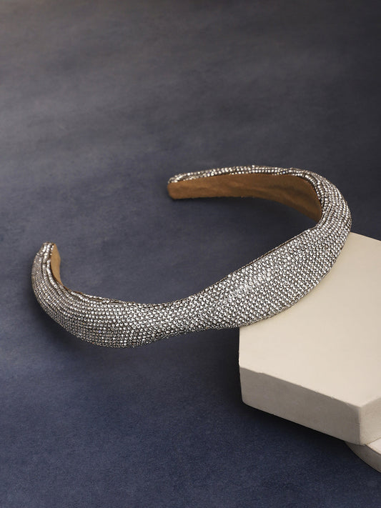The Bijou Bow Hairband - Antique Gold-SOHIBD6120