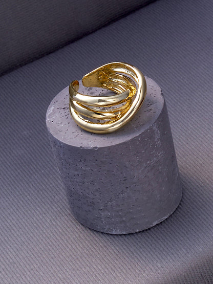 The Loop Finger Ring - California Gold-SOHIRG6134