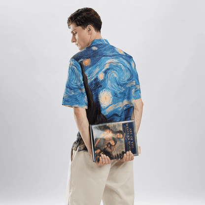 Starry Nights Resort Collar Shirt