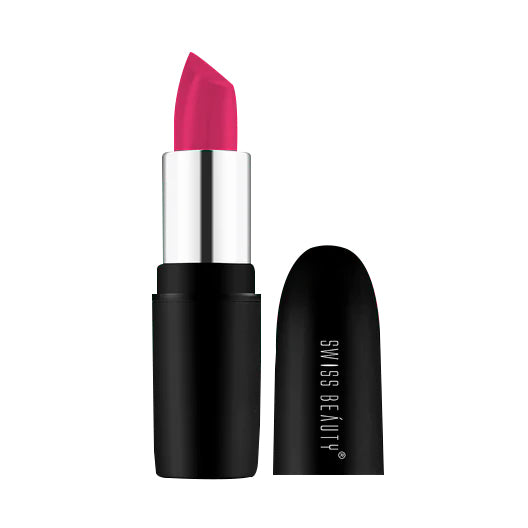 SWISS BEAUTY PURE MATTE LIPSTICK - 219 HOT PINK 3.4 GRAM