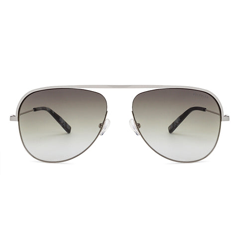 Tommy Hilfiger Silver Full Rim Aviator