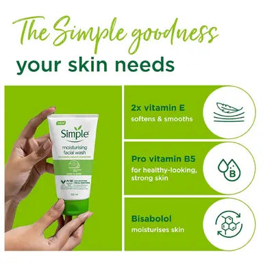 Simple Moisturising Facial Wash