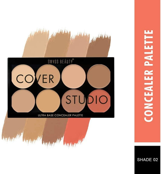 Swiss Beauty Cover Studio Concealer Palette - Multicolor 16 GRAM